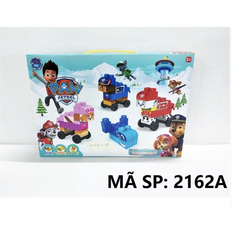 [HOT] Hộp đồ chơi lego ráp hình chó cứu hộ y hình cho bé  2162A