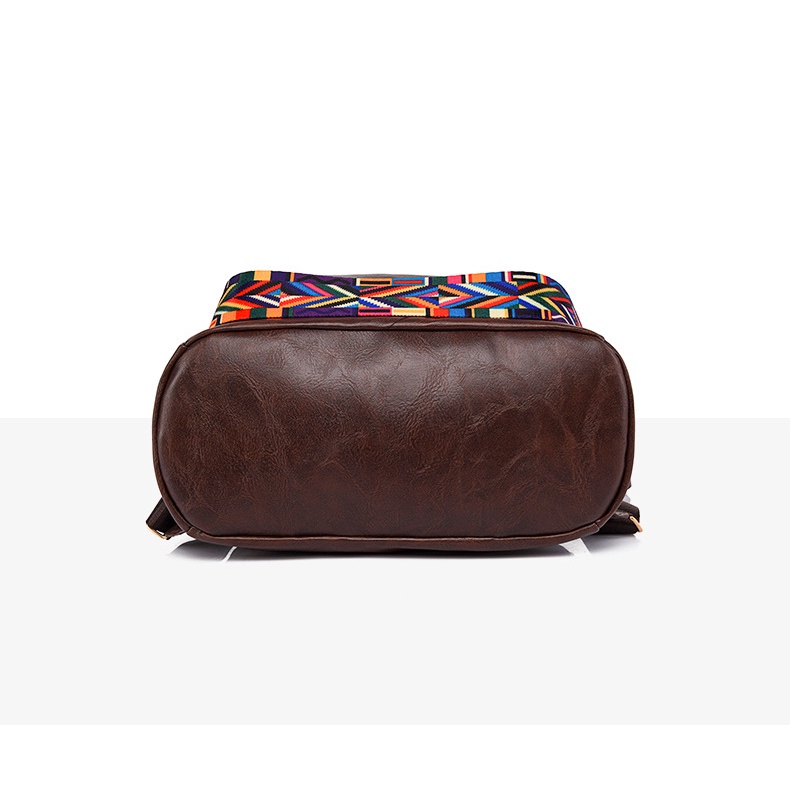 Balo vải da Chuwanglin thời trang phong cách vintage cao cấp