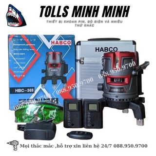 Máy cân bằng laser 5 tia xanh siêu sáng habco 368