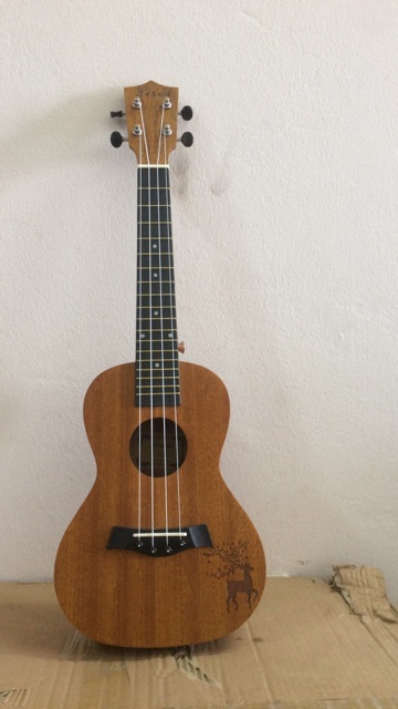 Đàn ukulele 23 inch Ukulele concert full phụ kiện Full gỗ mahogany hồng đào Bắc phi