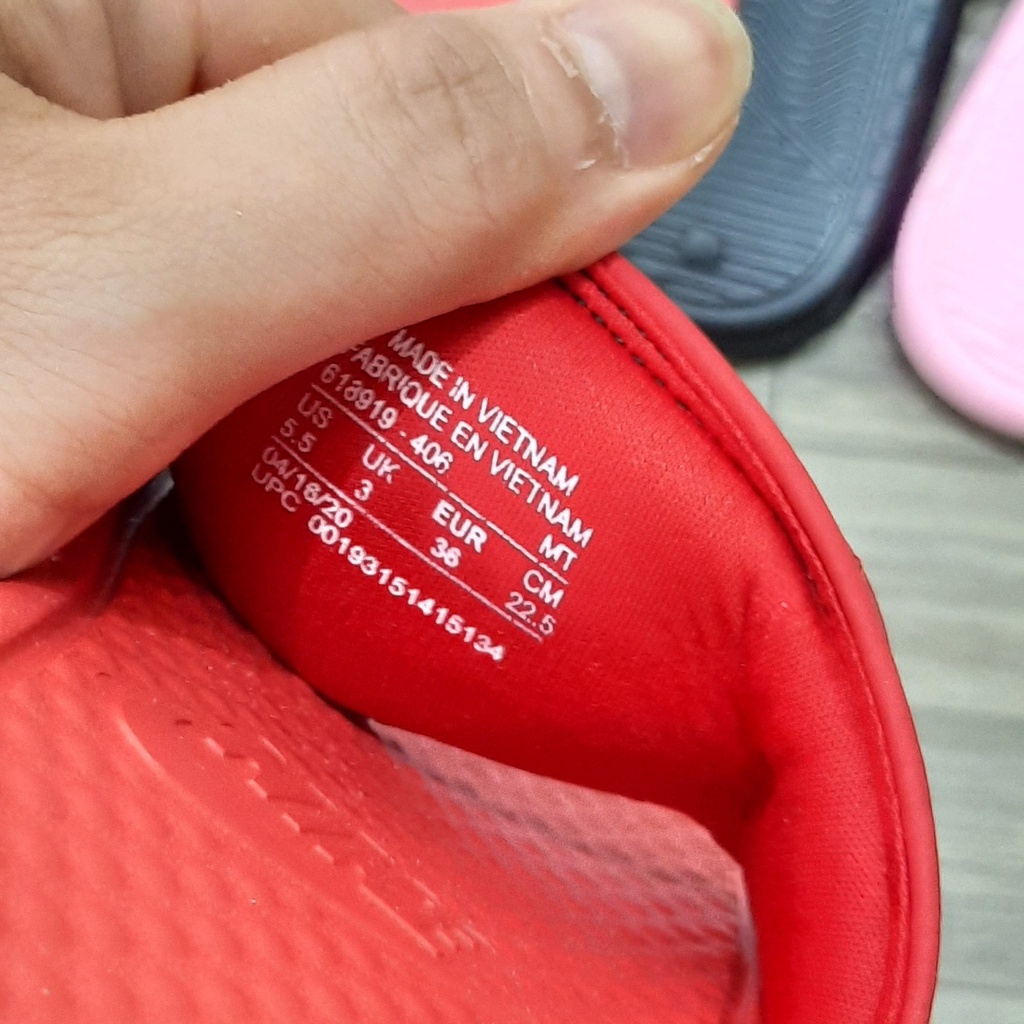 Dép nike-quai ngang logo cờ Mỹ mẫu mới unisex nam nữ