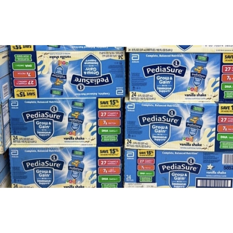 Thùng 24 chai sữa pediasure vanilla Mỹ