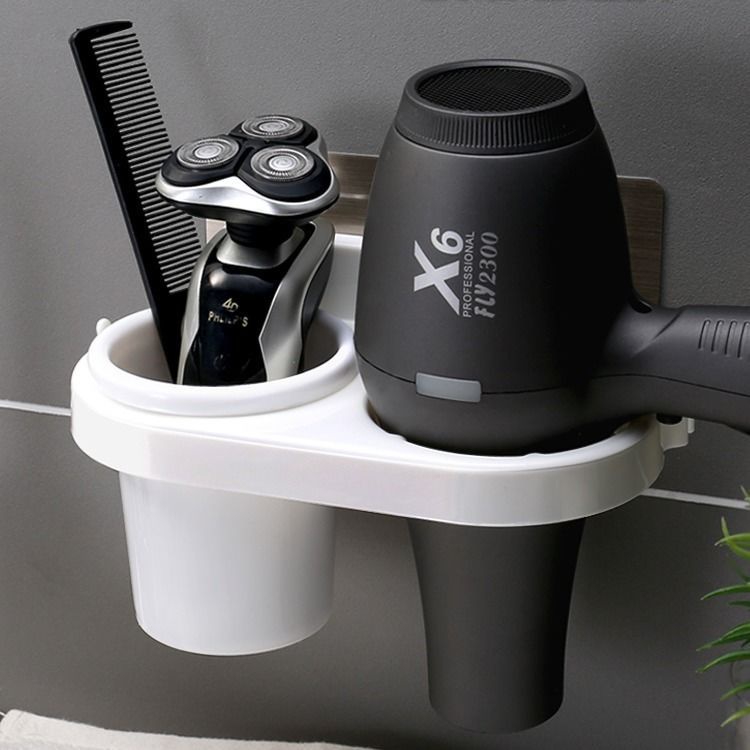 Kệ treo máy sấy tóc dán tường đồ gia dụng thông minh - Elliver