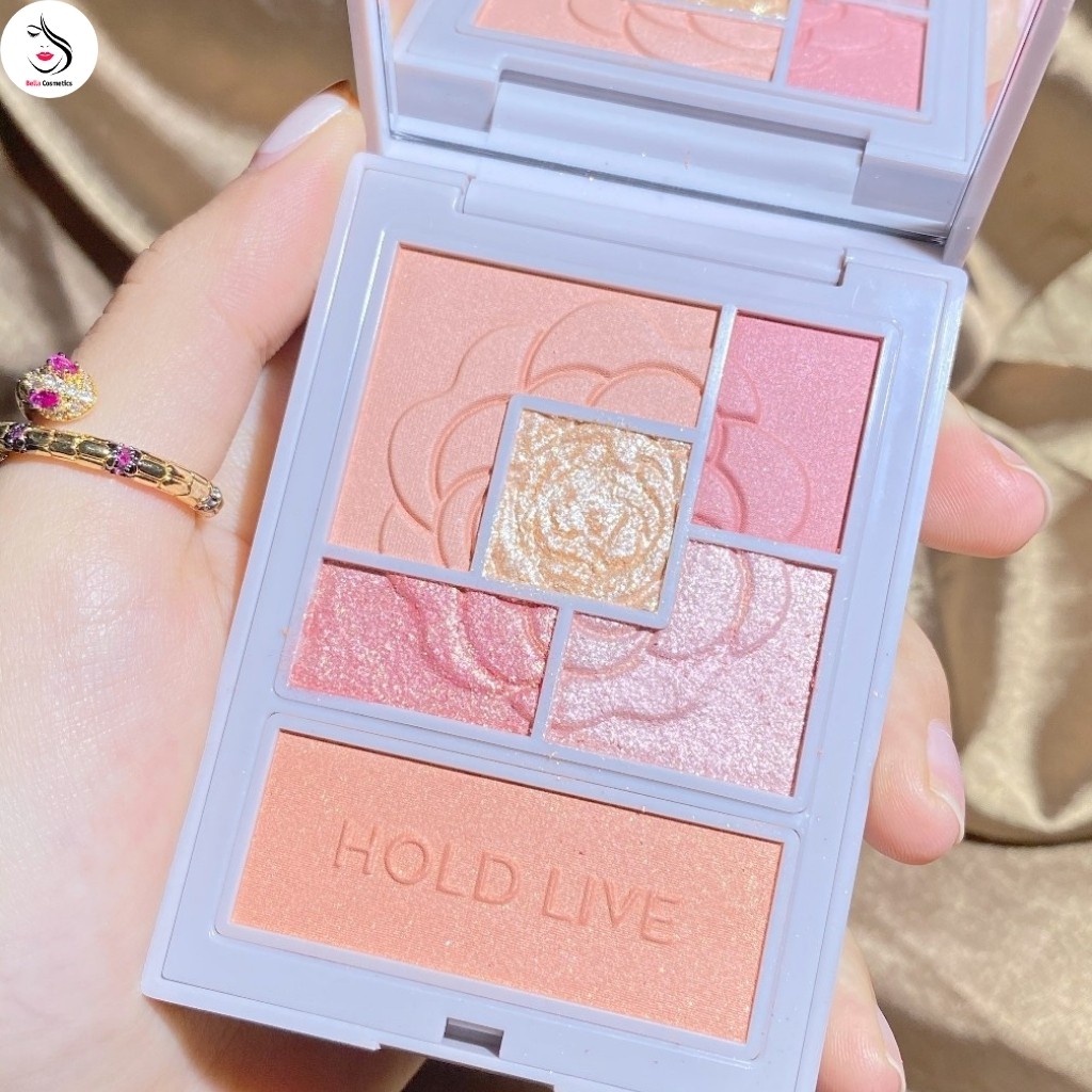 Phấn Mắt HOLD LIVE Tím Pastel 6 Ô Favourite