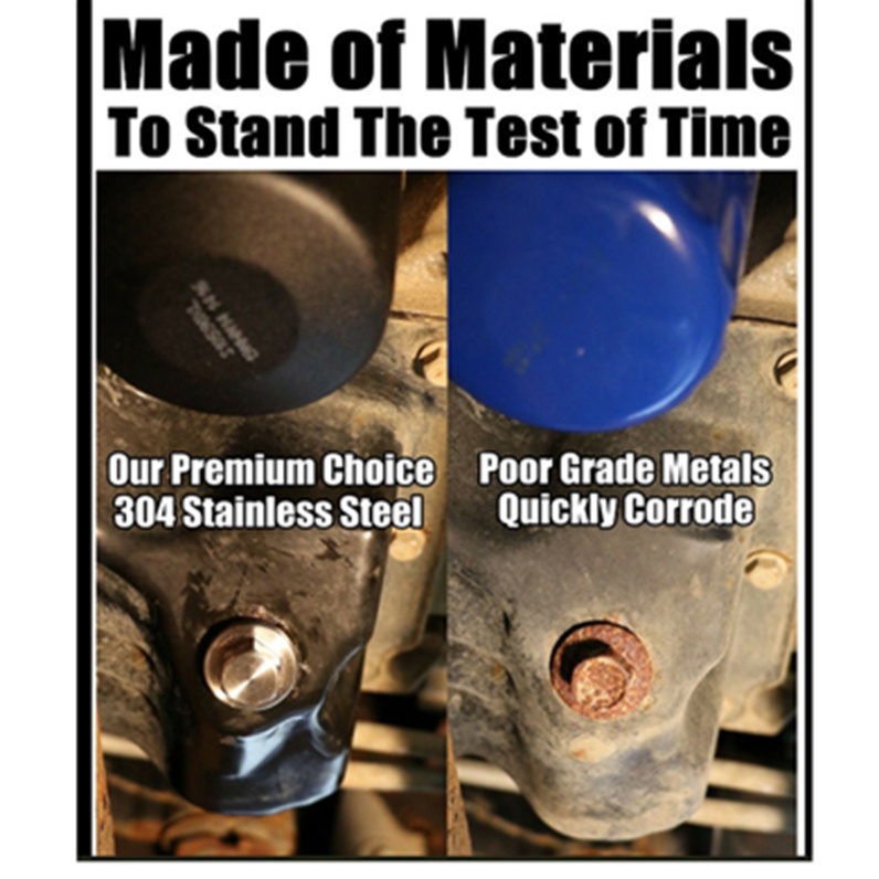 Đai Ốc Nam Châm Cống Thoát Nước Động Cơ Bằng Thép Không Gỉ Có Nam Châm Neodymium M14x1 5 mm Dura