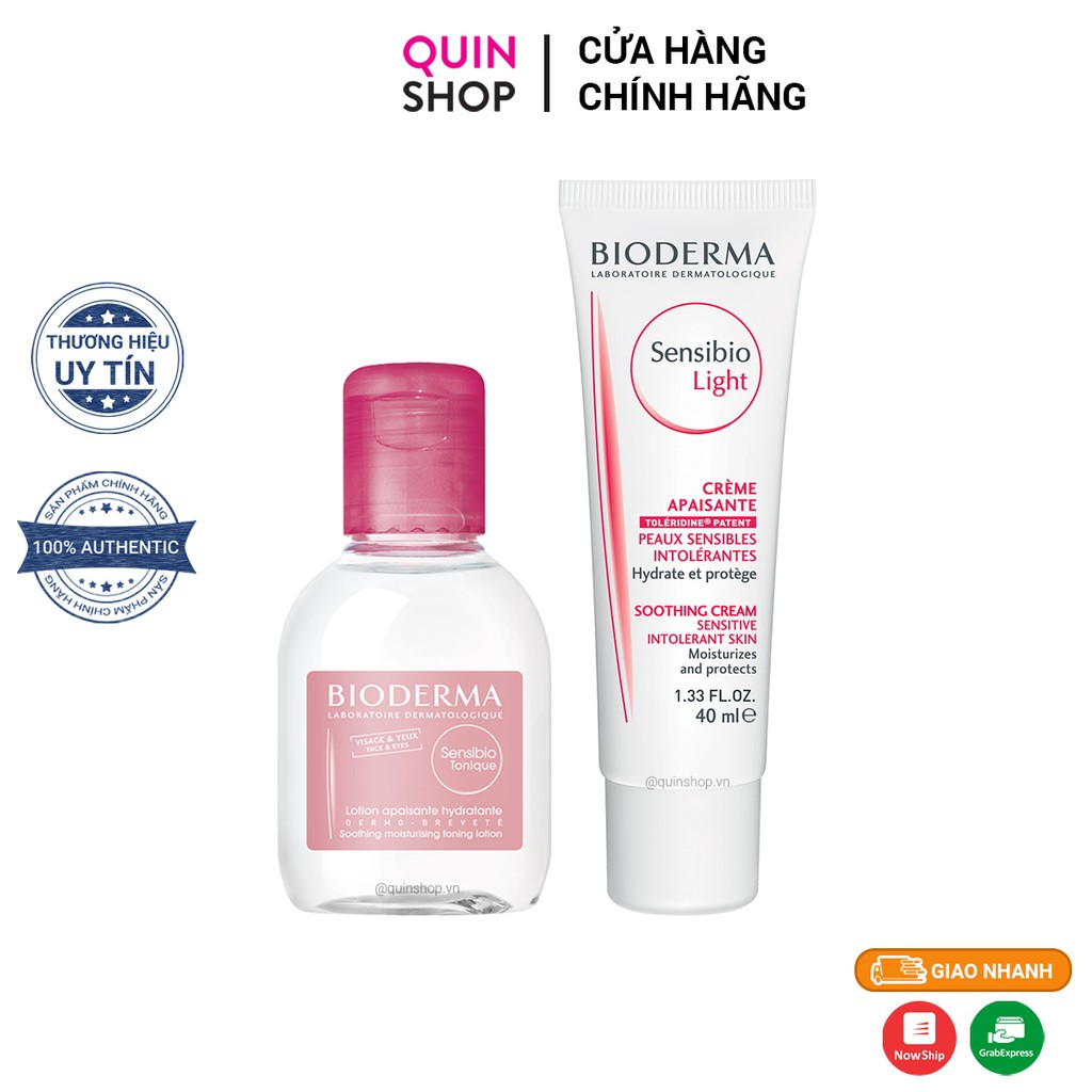 Combo Phục Hồi Cho Da Nhạy Cảm Bioderma