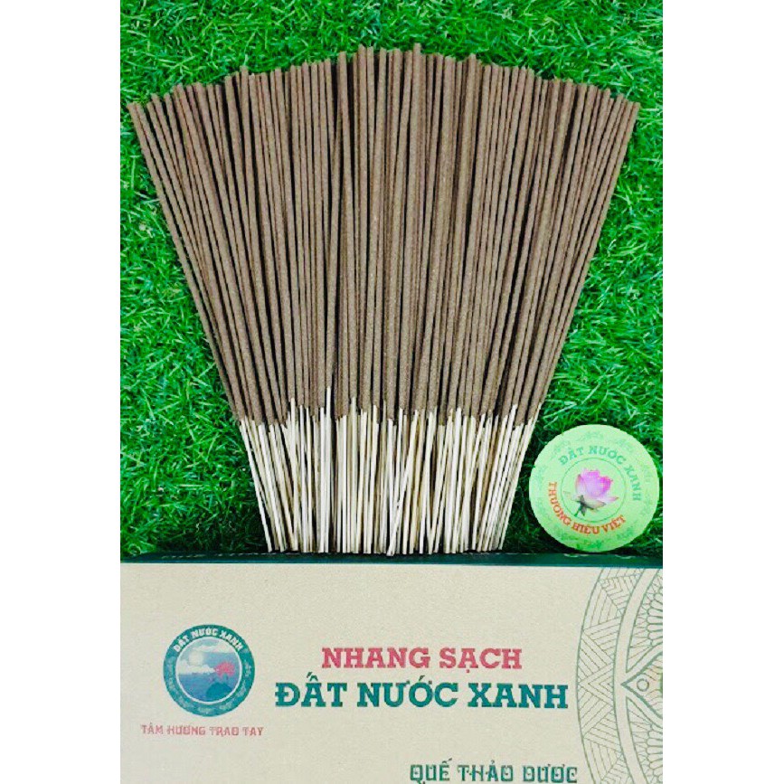 NHANG SẠCH - Quế Thảo Dược 20cm - 300CÂY - ÍT KHÓI - KHÔNG HÓA CHẤT - AN TOÀN CHO TRẺ NHỎ