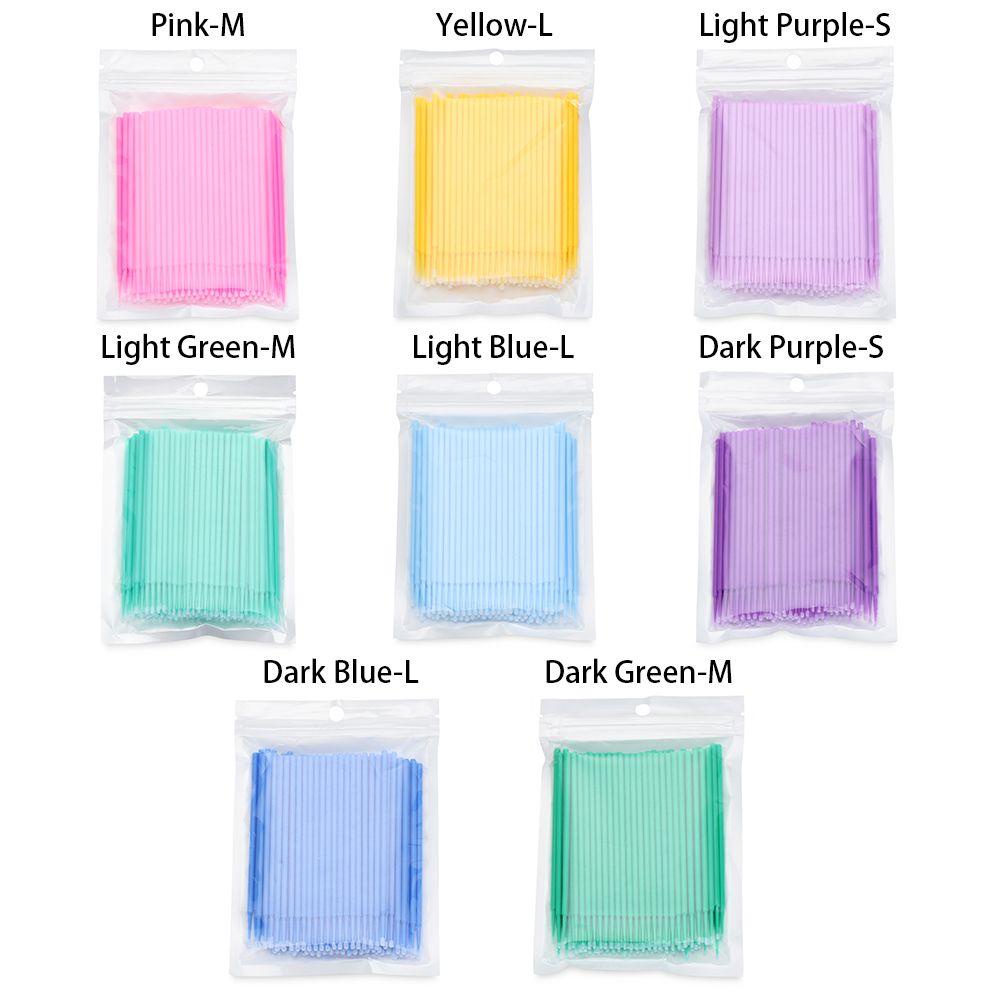 Bộ 100 Tăm Bông Làm Sạch Mascara Trang Điểm Lông Mi