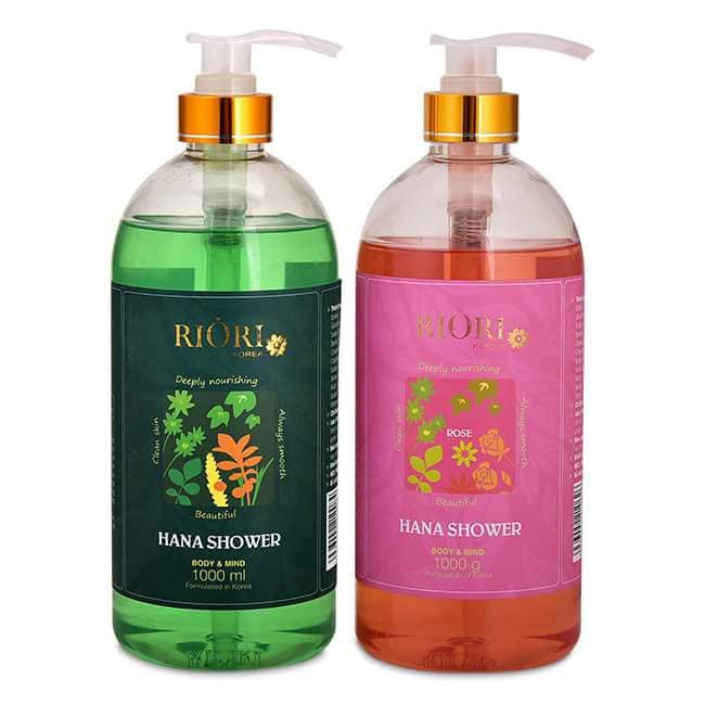 [CHÍNH HÃNG] Sữa tắm hoa hồng Riori Gel Rose 1 LÍT