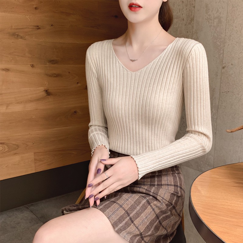 Áo len mỏng dài tay - thời trang thu đông 2020 | BigBuy360 - bigbuy360.vn