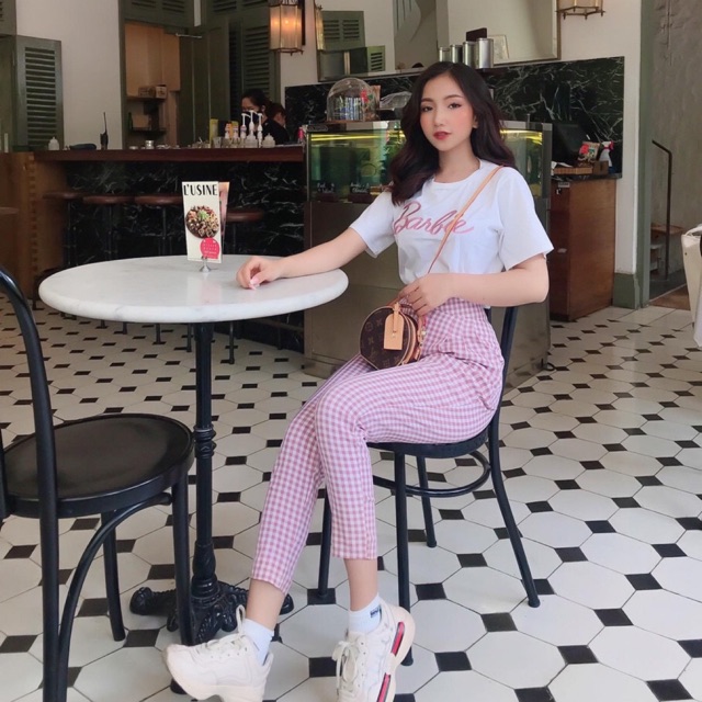 💯SET ÁO THUN BABI + QUẦN CARO #230k