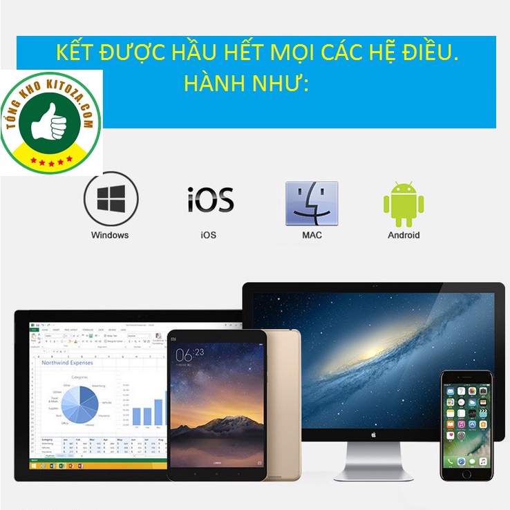 Bàn phím không dây gấp 3 rút gọn Bluetooth điện thoại-ipad-laptop cao cấp-bảo hành 12 tháng
