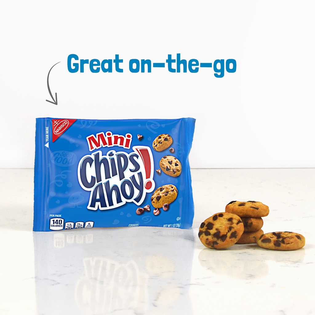 Bánh quy Nabisco mini hộp lớn 20 gói tiện lợi/ Hàng nhập Mỹ, USA, Ritz Cheese, Nutter Butter, Oreo, Chip Ahoy