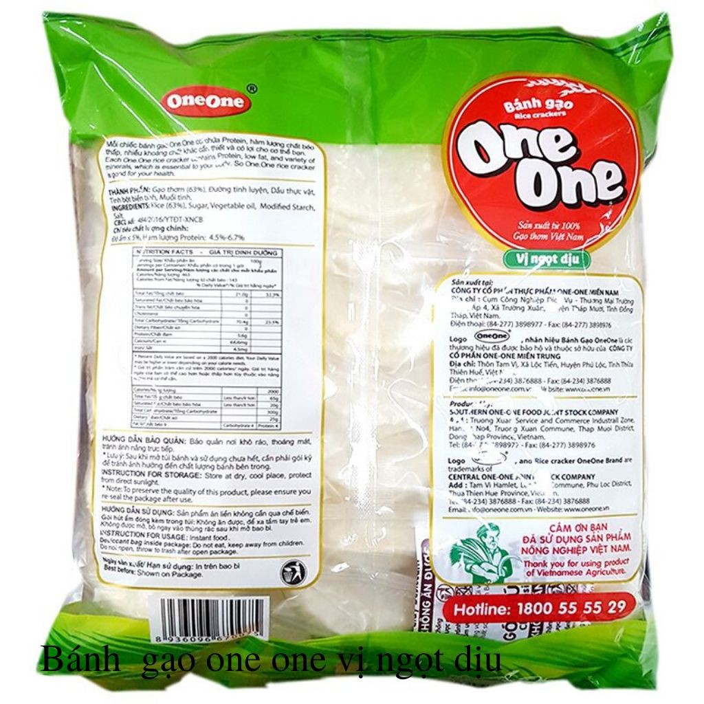 Bánh Gạo One One 🍀FREESHIP🍀 Bánh Gạo One One Vị Ngọt Dịu 230g
