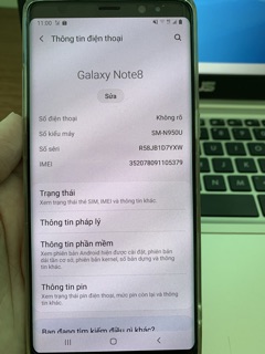 Thanh lý điện thoại samsung note 8