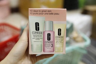 Set dưỡng da Clinique mini