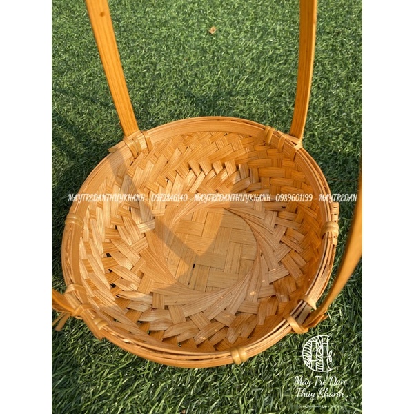 Quang gánh trang trí cắm hoa decor ,quang bày mâm ngũ quả Mây Tre Đan Thủy Khanh