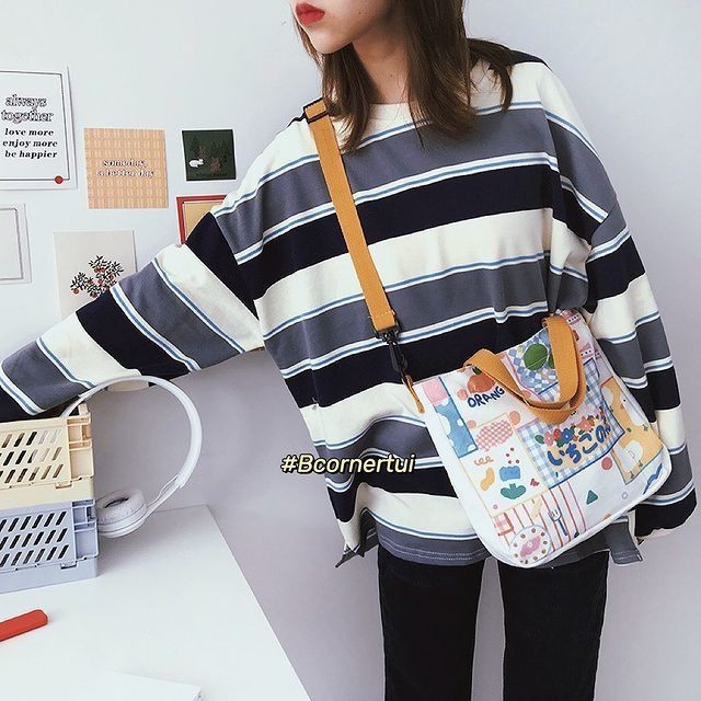 Túi Tote Hình Dễ Thương Kèm Dây Đeo