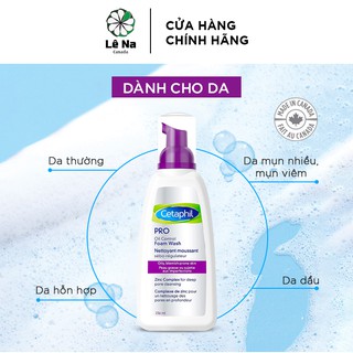 Sữa rửa mặt Cetaphil Derma Control tím