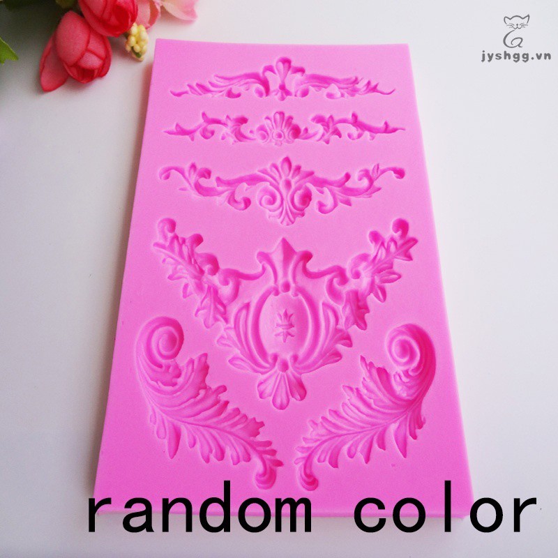 Flowers Silicone Baroque Flower Lace Fondant Mould Cake Decorating Sugar Icing DIY Mold