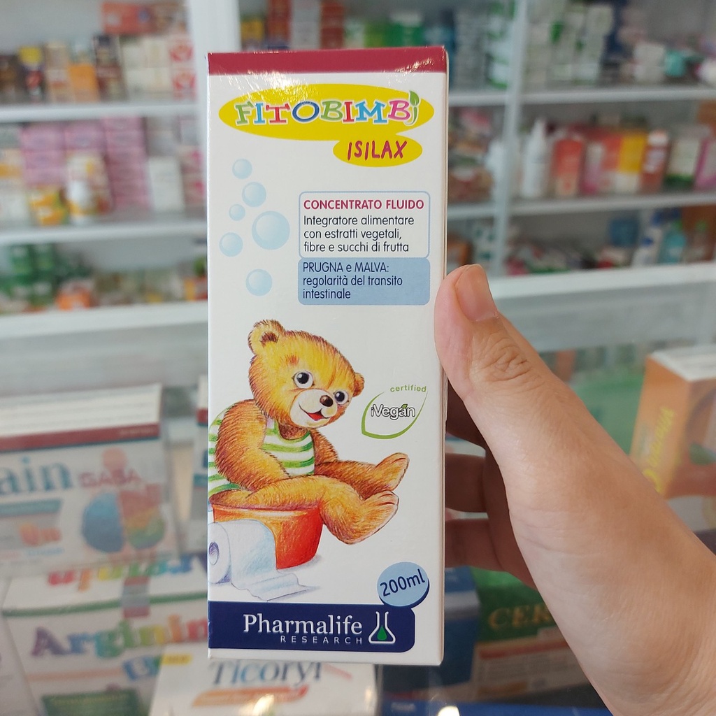 FITOBIMBI ISILAX - BỔ SUNG CHẤT XƠ THỰC VẬT, GIẢM TÁO BÓN Ở TRẺ (200ML/LỌ)