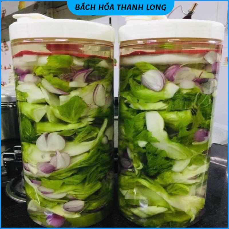 Hũ Muối Dưa Cà Lock & Lock Dáng Cao Dung Tích 1.3L-2.1L ❤️FREESHIP❤️ Chất Liệu Nhựa PET An Toàn Cho Sức Khỏe