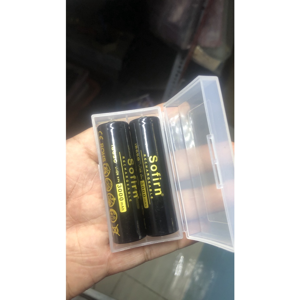 Pin Sofirn 18650 3.7V Li-ion đầu Lồi Dung Lượng Thực 3000mah Có Mạch Bảo Vệ  Hãng  3000mah  [Siêu Sale
