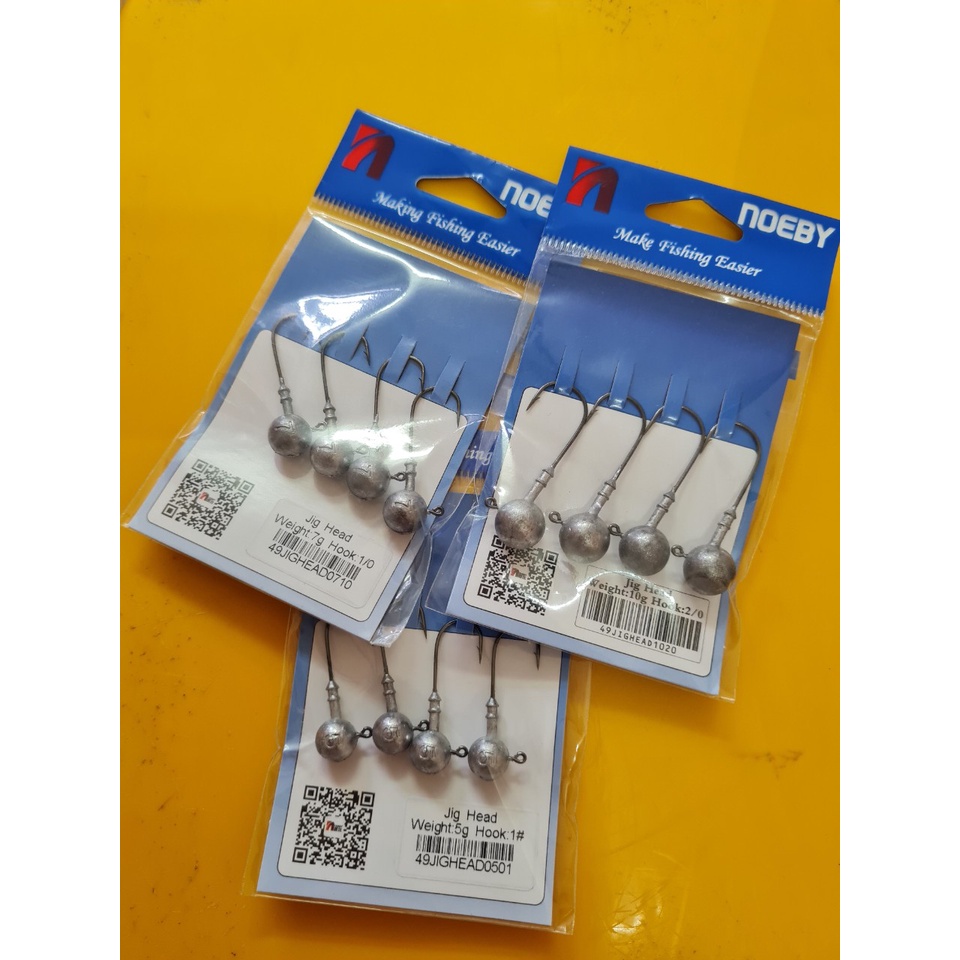 Lưỡi câu JigHead Noeby 5g/ 7g / 10g