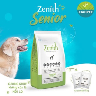 [1.2kg] Thức ăn cho chó - HẠT MỀM ZENITH (giành cho mọi giống chó và lứa tuổi) | không dị ứng | phân không thối