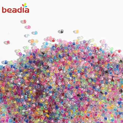 BEADIA Hạt Pha Lê Thủy Tinh Hai Mặt Màu Sắc 2/3/4mm Dùng Làm Trang Sức