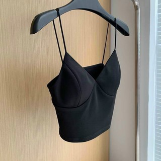 Áo 2 dây croptop có mút