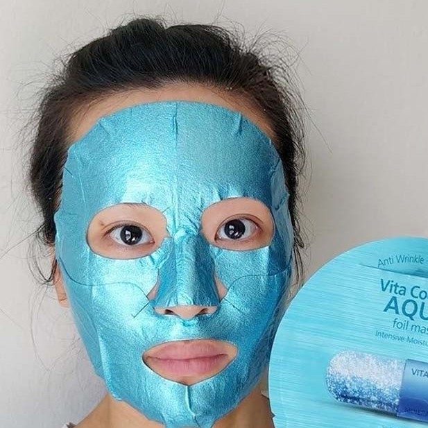 Combo 5 Mặt nạ cấp nước dưỡng da ẩm mượt, săn chắc BNBG Vita Cocktail Aqua Foil Mask - Intensive Moisturizing 30ml x 5