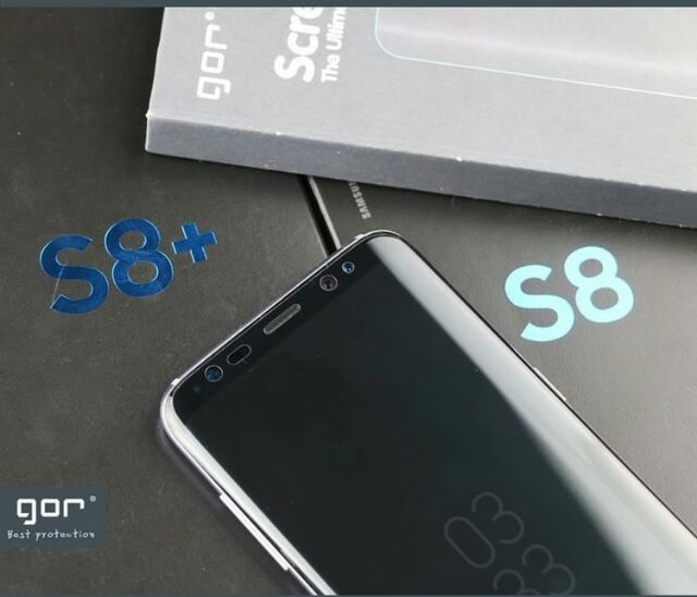 Samsung Galaxy S8 Plus Bộ Hai Miếng Dán Full Màn 3D Hiệu Gor