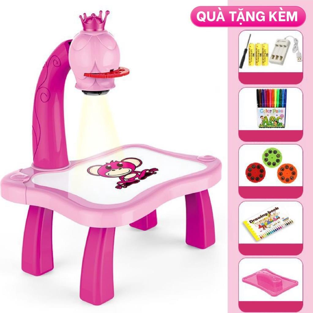 Bàn vẽ có đèn chiếu sáng thông minh cho bé, đồ chơi giáo dục giúp bé tập vẽ có đèn, loại lớn