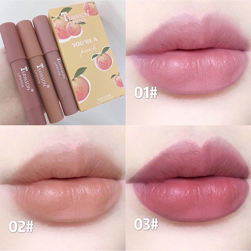 Set 3 Son Lì Teayason Chống Nước Bền Màu Dài Lâu