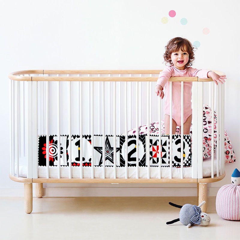 Sách Vải Mềm Có Thể Gấp Gọn Treo Nôi Em Bé 0-24 Tháng Tuổi