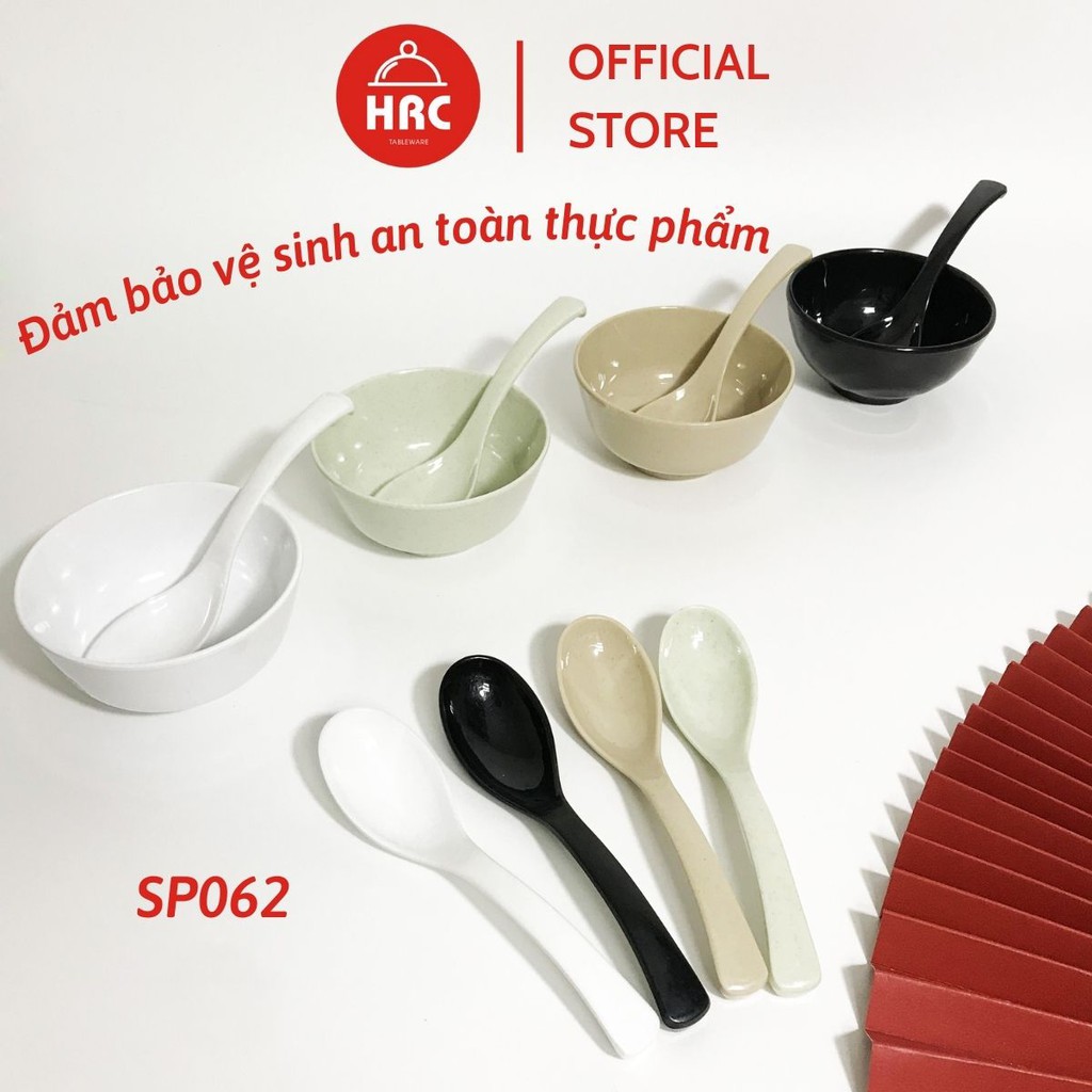 Muỗng Nhựa Ăn Cơm Ăn Canh Hàng Thái Lan [GIÁ RẺ] Thìa Nhựa Melamine Superware cao cấp