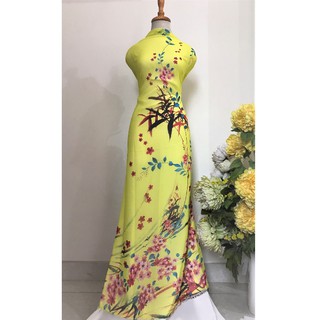 1 Xấp Vải Voan May Áo Dài Đẹp Rẻ - Chất Liệu Voan, Lụa, Lụa Gấm.