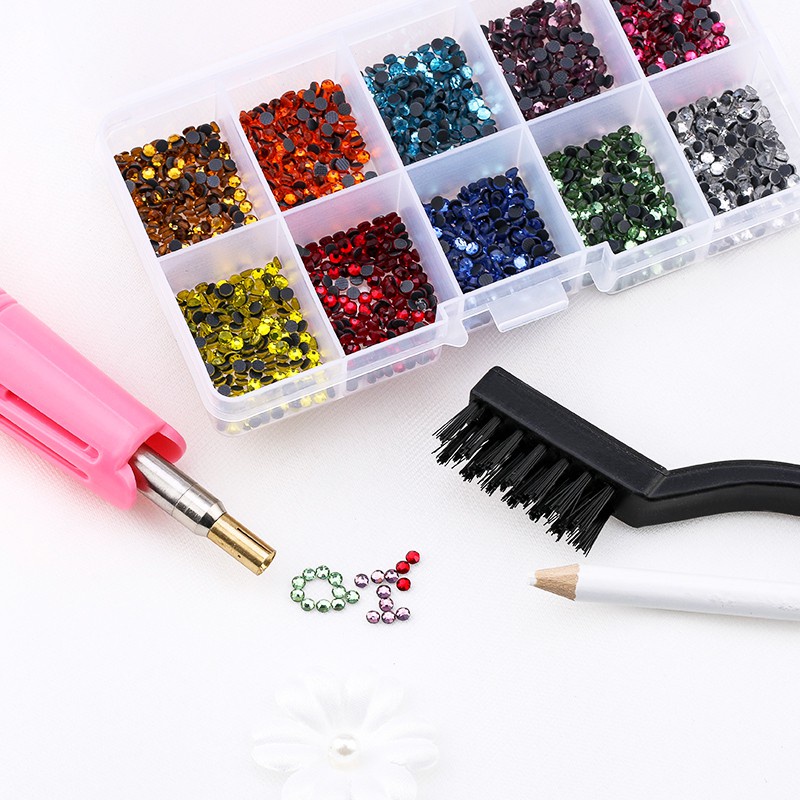 Set 7 Đầu Nối Đính Đá Pha Lê Phích Cắm US