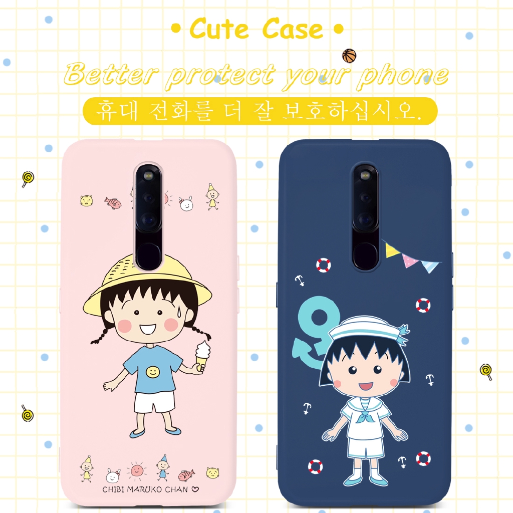 OPPO Reno 2F A9 A5 2020 F11 Pro A3S F7 F9 A83 A7 2018 A5S Realme 5 5S X2 Pro C1 R17 Pro Reno ACE 2Z A11 A11X AX5S AX7 Case for Girls Cute cartoon Soft TPU Cover