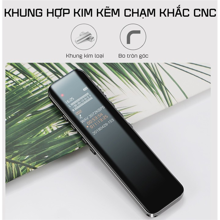 MÁY GHI ÂM CHUYÊN NGHIỆP A618 BỘ NHỚ TRONG 8GB