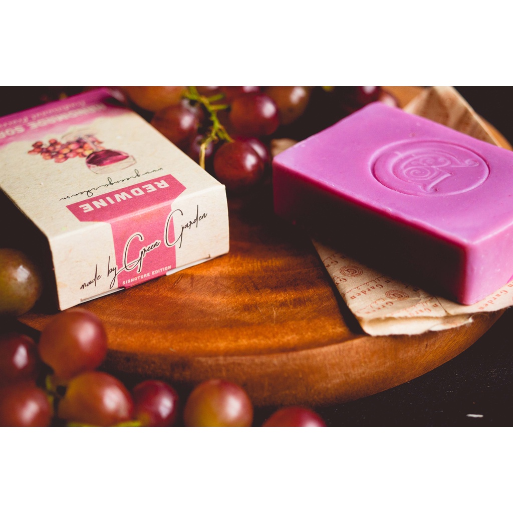 Xà phòng handmade Rượu vang đỏ từ Green Garden
