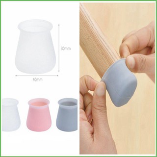 Lót Chân Ghế | Miếng Lót Chân Bàn Ghế Bằng Silicone, Chống Trầy Xước Mặt Sàn (bộ 4 miếng)