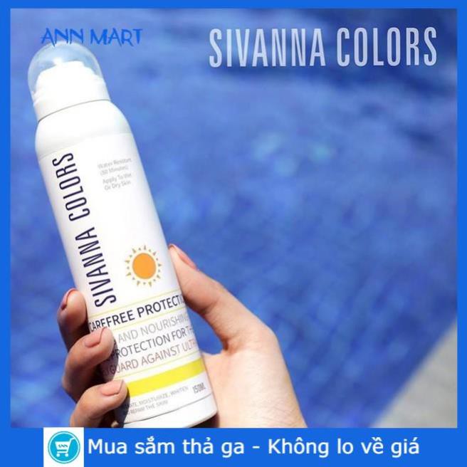 [HÀNG THÁI] Xịt chống nắng Sivanna Color spf50 Made in Thailand vừa chống nắng vừa makeup da