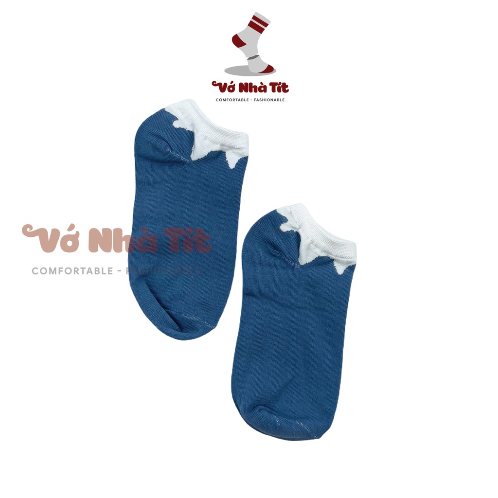 Vớ Cotton Cổ Ngắn Kẻ Sọc Ca Rô Xinh Xắn Cho Nữ - Vớ Nhà Tít