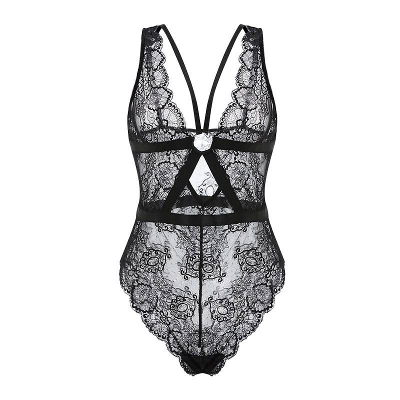 Bộ Đồ Lót Liền Thân Hóa Trang Leosoxs Cổ Chữ V Khoét Sâu Viền Ren Thêu Họa Tiết Gợi Cảm Cho Phụ Nữ | BigBuy360 - bigbuy360.vn