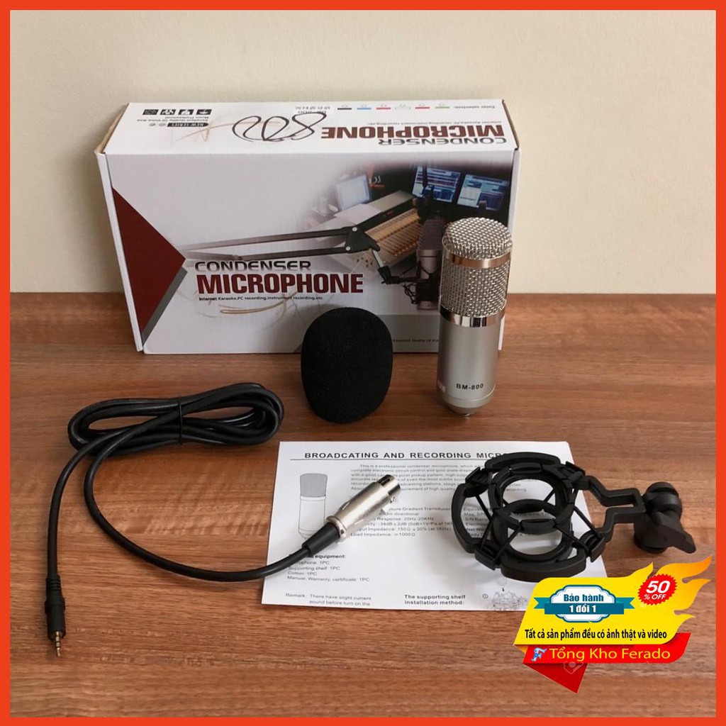 [ Siêu rẻ ] Micro thu âm BM-800