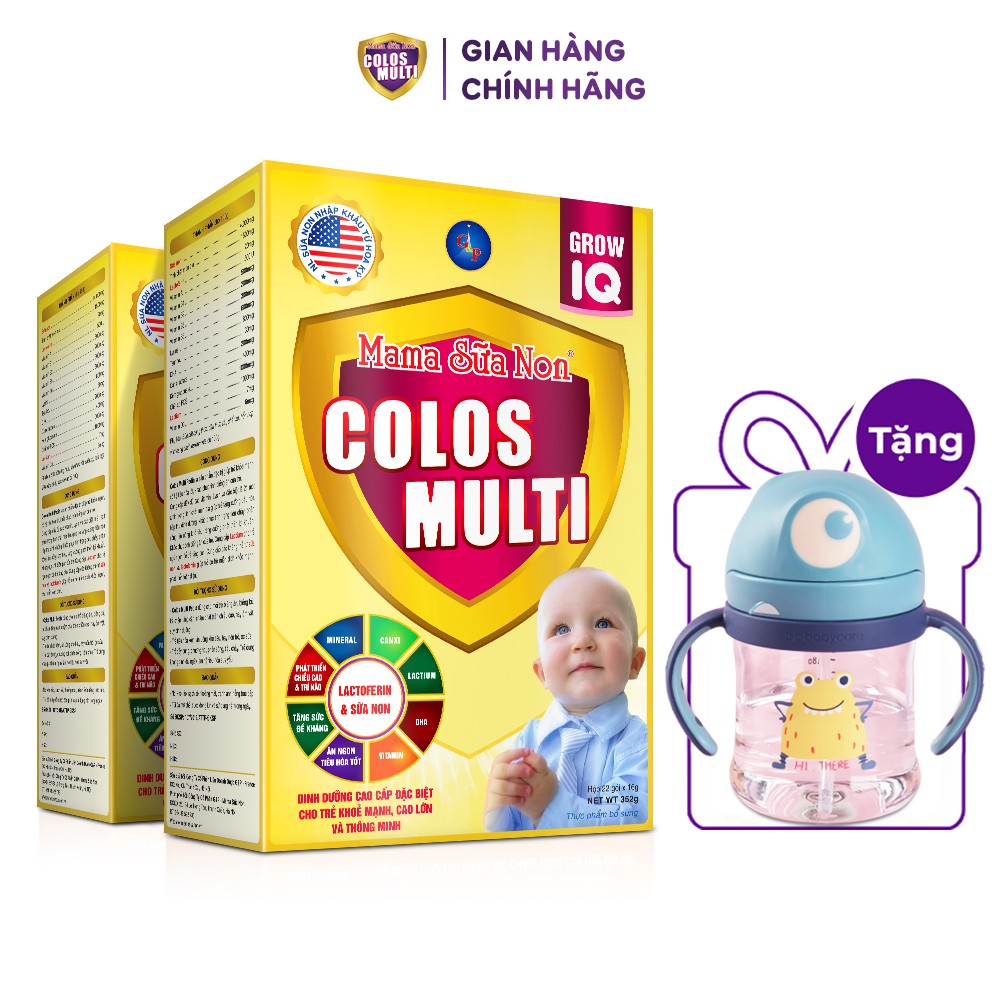 [ Tặng cốc tập ] Combo 2 Hộp Colos Multi 350g 450g