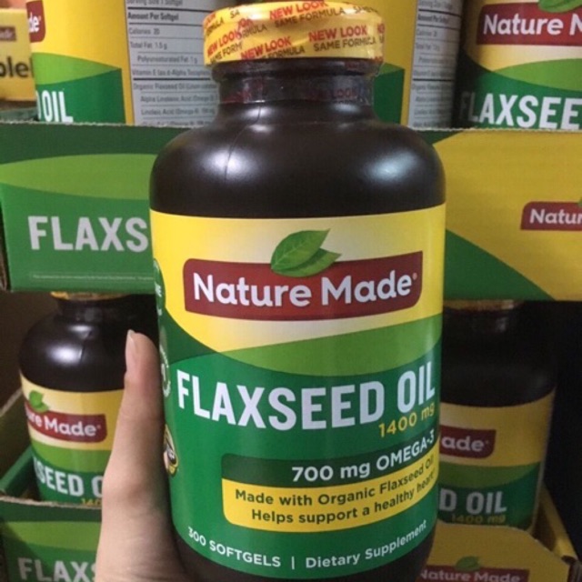 300 viên dầu hạt lanh Flaxseed oil