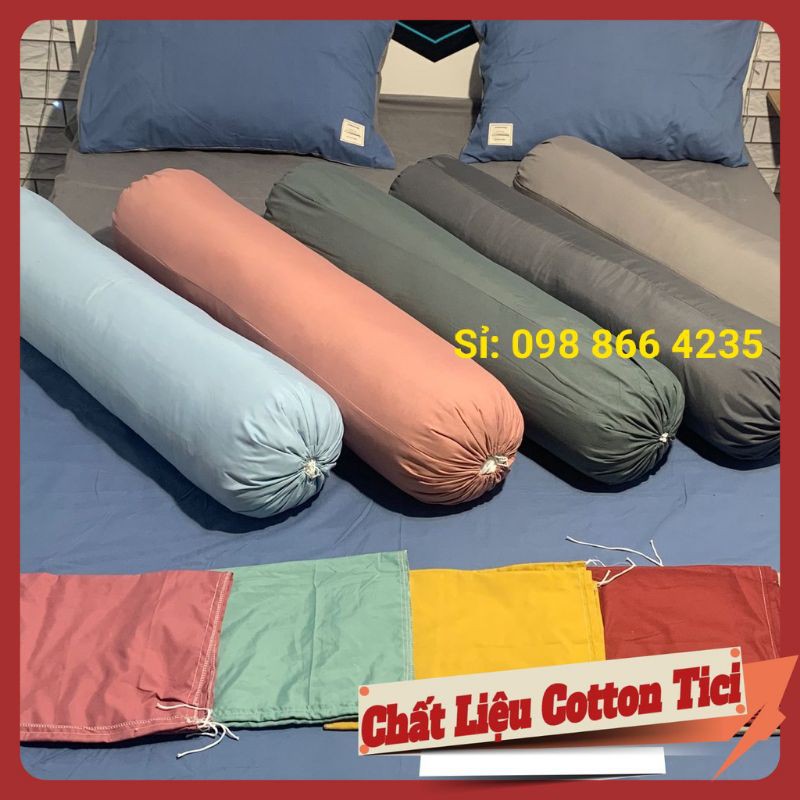 Vỏ gối ôm mặc định gửi cùng màu bộ khách đặt